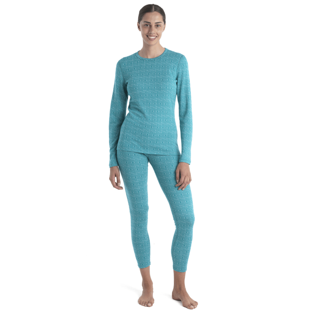 Icebreaker Merino 260 Vertex Herenga Womens LS Crewe - Skiis & Biikes