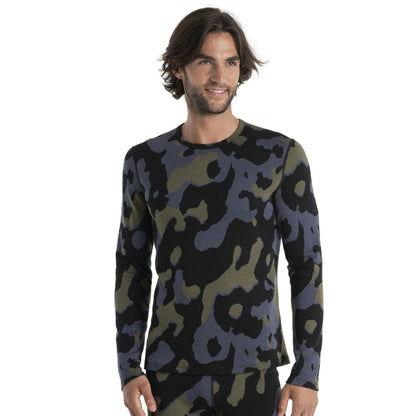 Icebreaker Merino 260 Vertex Natural Shades Mens LS Crewe - Skiis & Biikes