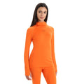 Icebreaker MerinoFine Womens LS Roll Neck - Skiis & Biikes