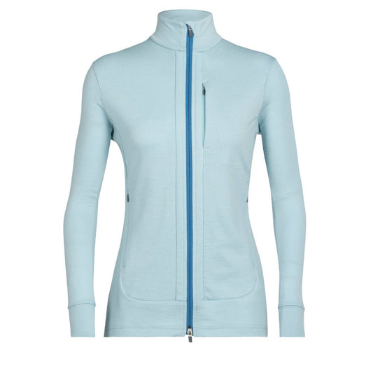 Icebreaker Quantum III Womens LS Zip - Skiis & Biikes