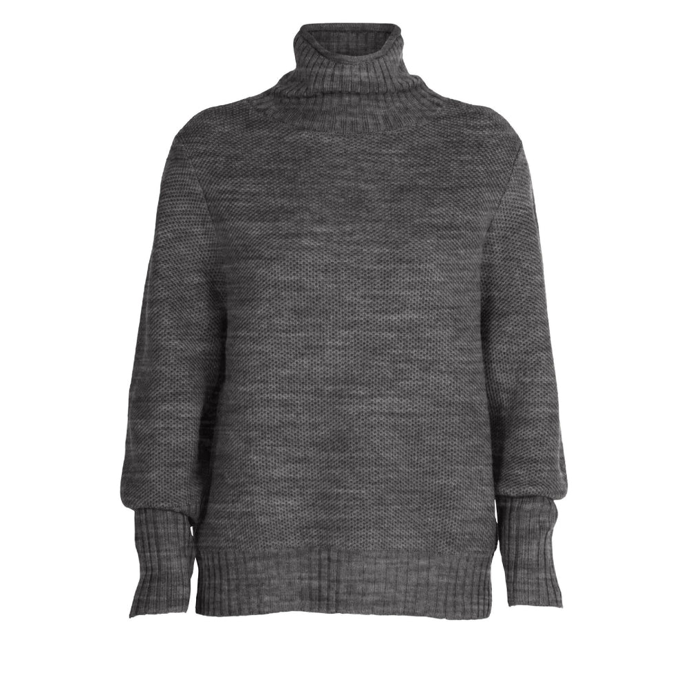 Icebreaker Seevista Womens Funnel Neck Sweater - Skiis & Biikes