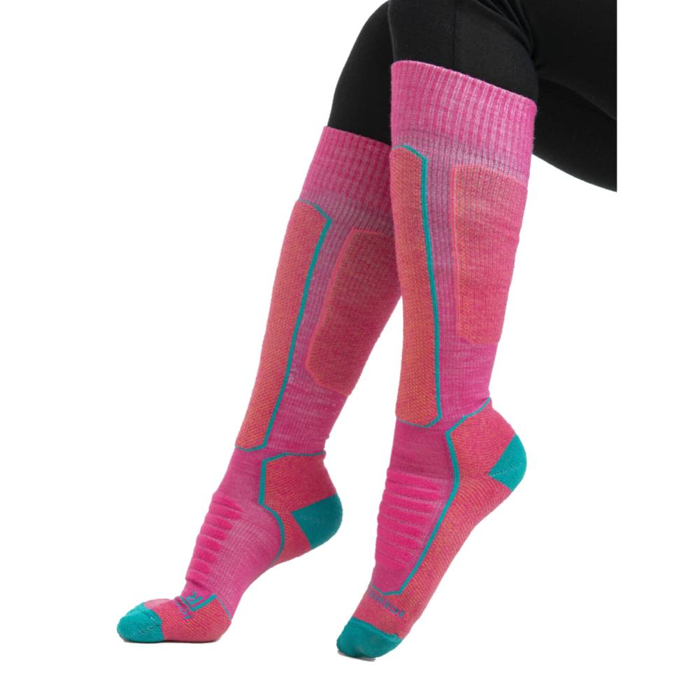 Icebreaker Ski+ Medium OTC Womens Sock - Skiis & Biikes