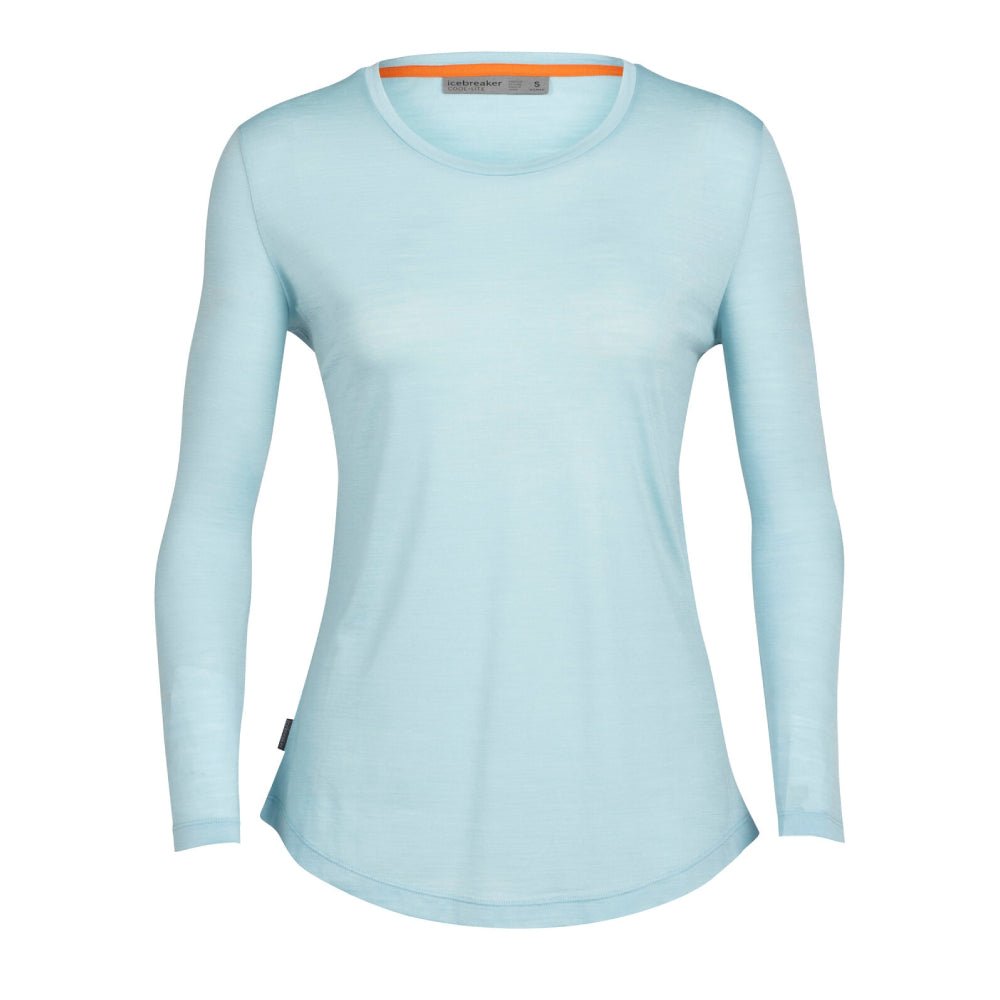 Icebreaker Sphere II Womens LS Tee - Skiis & Biikes