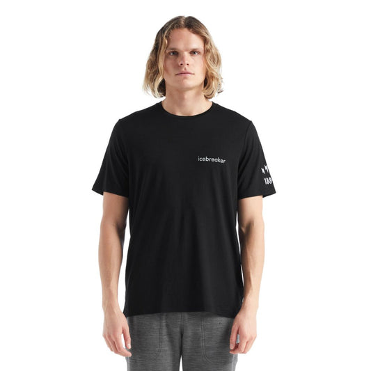 Icebreaker Tech Lite II Sheeperds Cycle Club Mens SS Tee - Skiis & Biikes