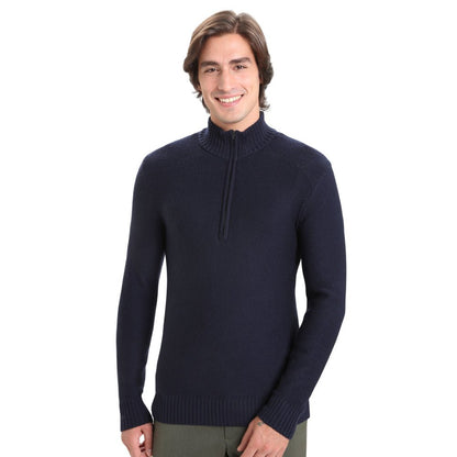 Icebreaker Waypoint Mens LS Half Zip - Skiis & Biikes