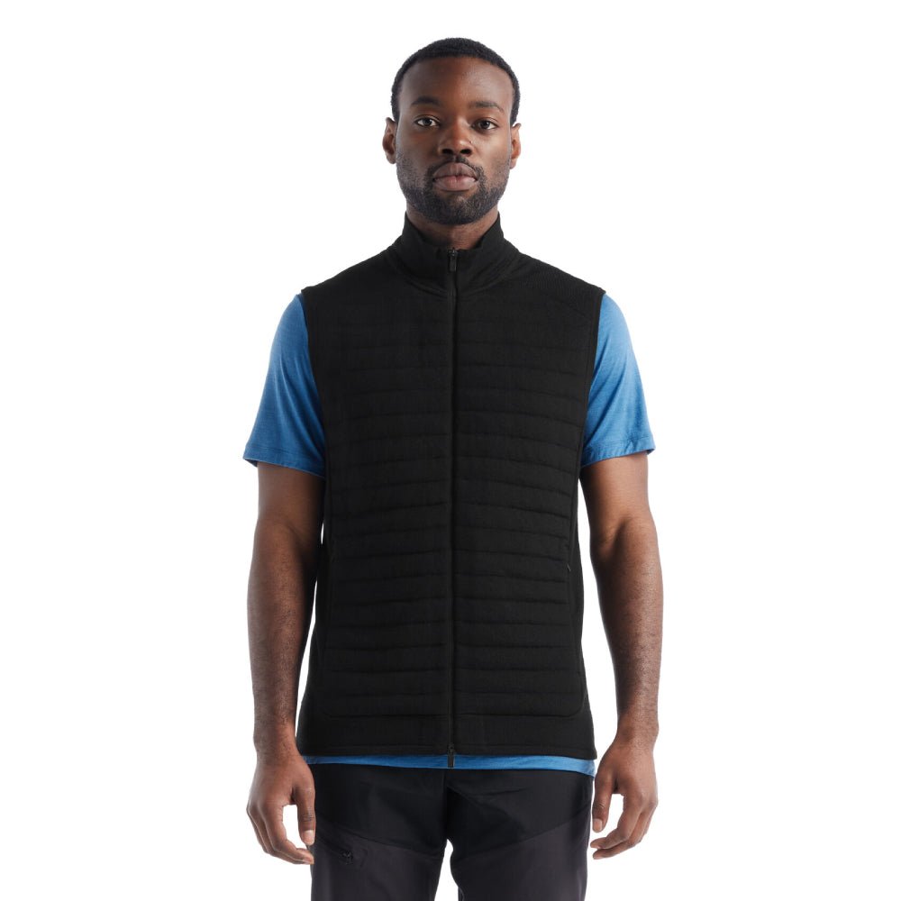 Icebreaker ZoneKnit Mens Insulated Vest - Skiis & Biikes