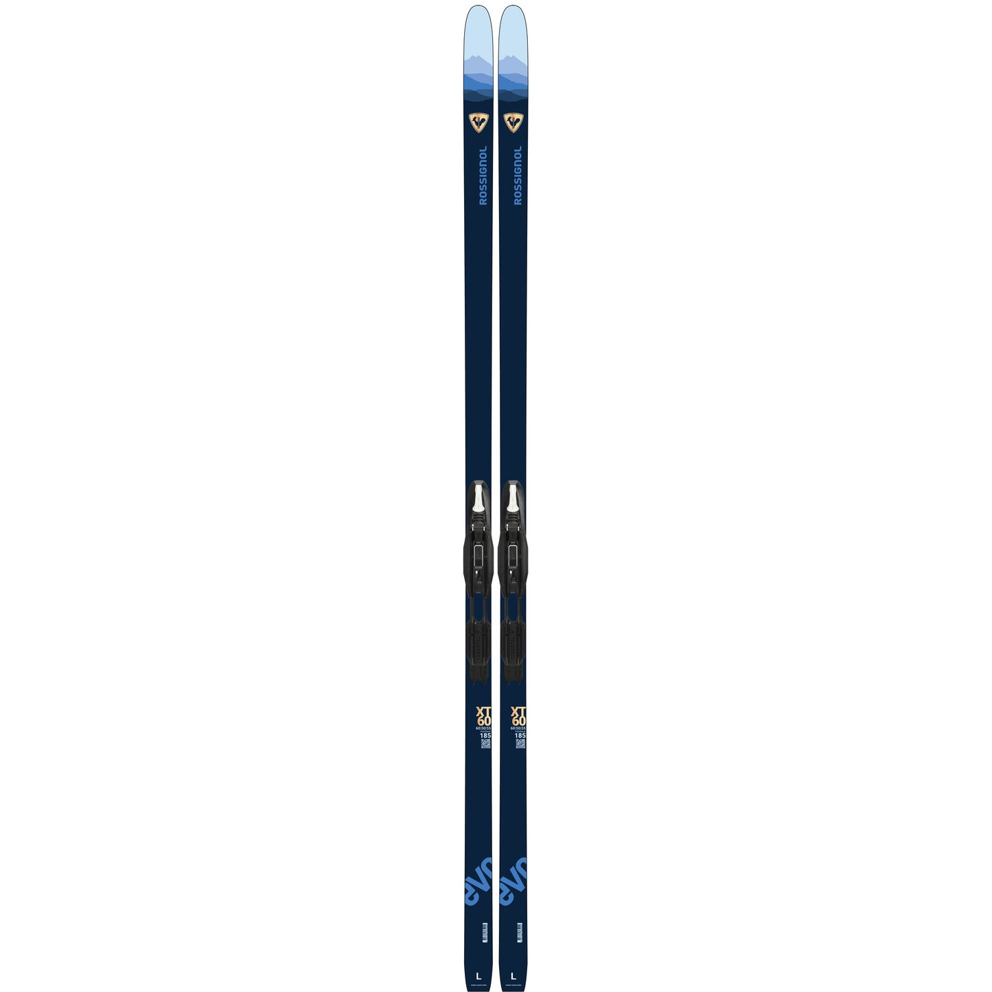 Rossignol EVO XT 60 Positrack Nordic Ski + Tour/Control Step In Binding