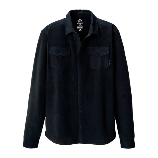 Jones December Mens Fleece Shirt 2026 - Skiis & Biikes