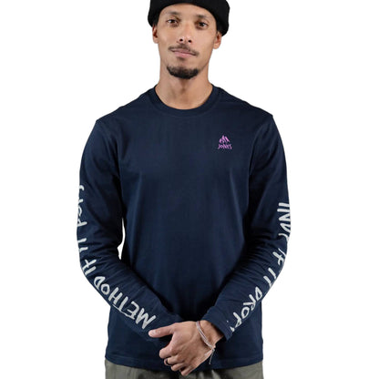 Jones MTN Twin Mens Organic Cotton LS Tee 2025 - Skiis & Biikes