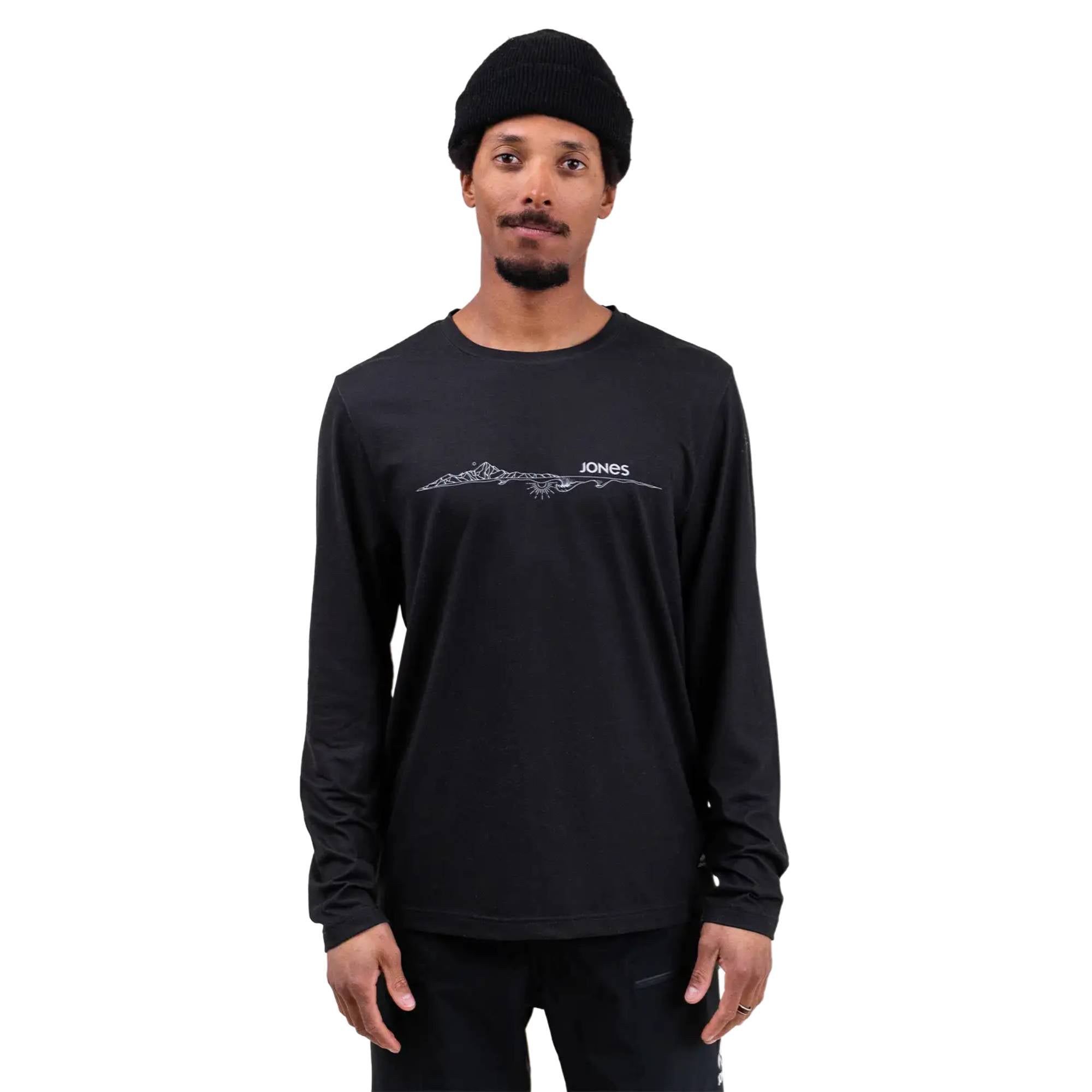 Jones Tech Mens LS Tee 2026 – Skiis & Biikes