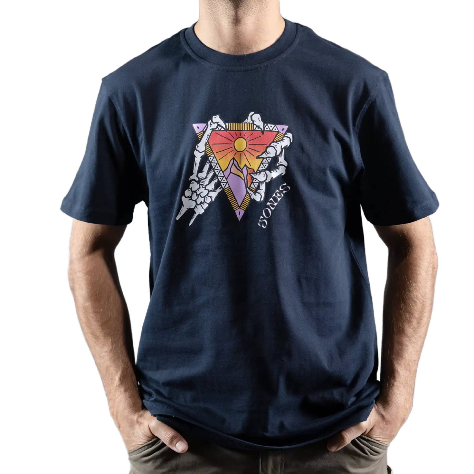Jones Tweaker Mens Organic Cotton Tee 2025 - Skiis & Biikes