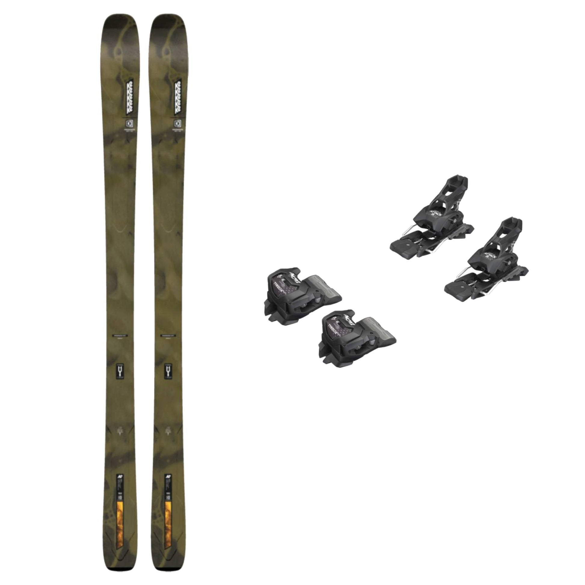 K2 Mindbender 89 Ti Ski + Attack 14 GW Bindings 2026 Bundle - Skiis & Biikes