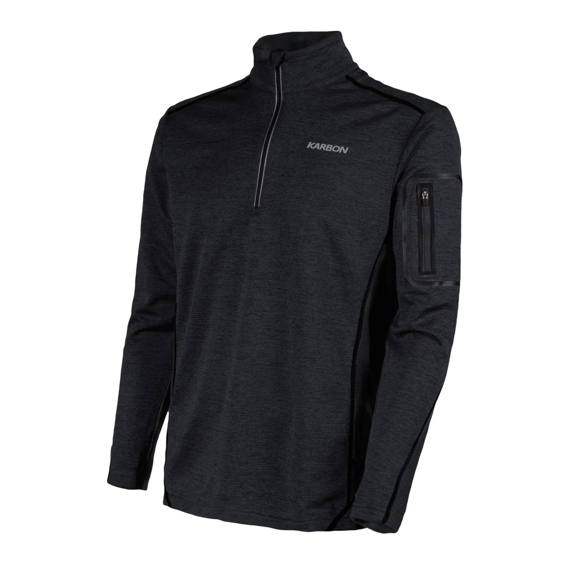 Karbon Achilles Mens Zip Turtleneck 2025 - Skiis & Biikes