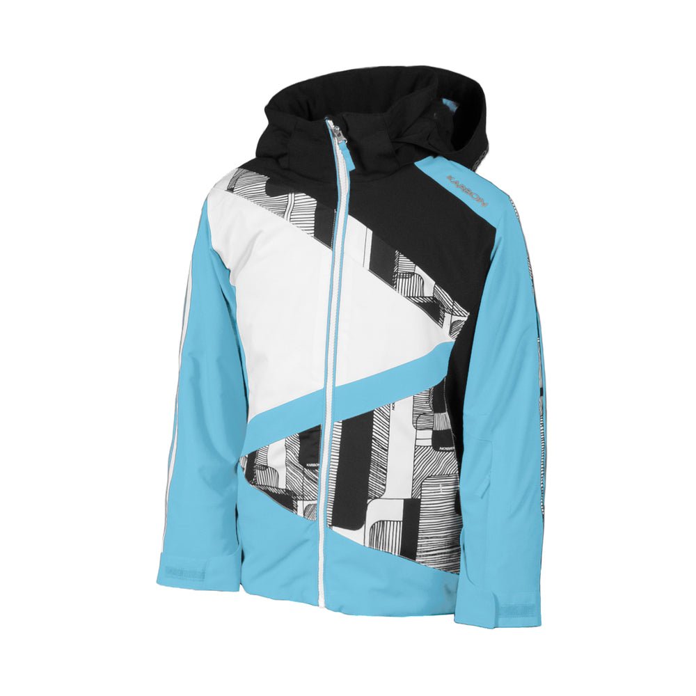 Karbon Answer Print Junior Girls Jacket 2023 - Skiis & Biikes