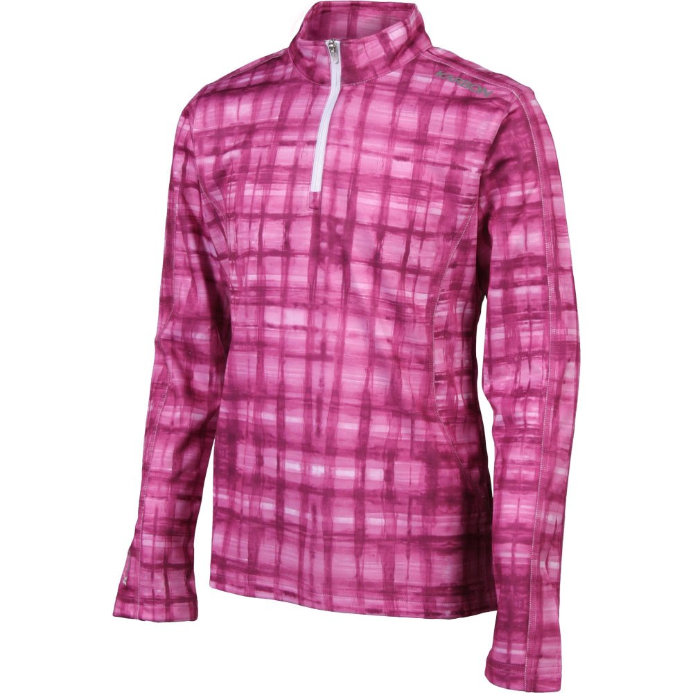 Karbon Sun Girls Zip Turtleneck (Print) 2020 - Skiis & Biikes