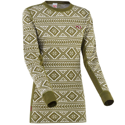 Kari Traa Floke Wool Mix Womens Long Sleeve 2022 - Skiis & Biikes