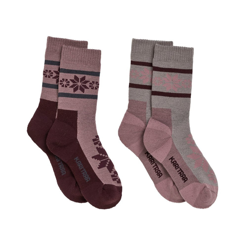 Kari Traa Rusa Womens Sock (2 - pack) - Skiis & Biikes