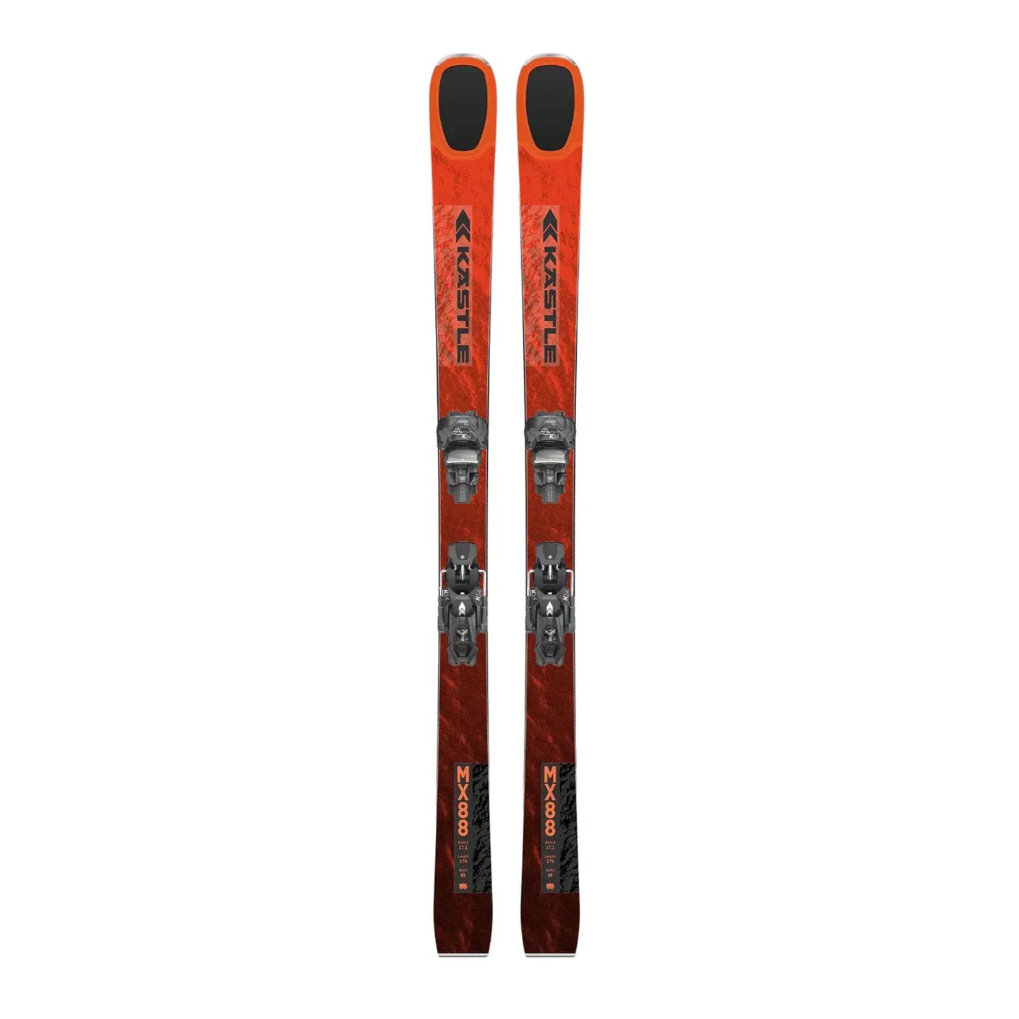 Kastle MX 88 Ski + Kastle K14 Attack GW Binding 2026 - Skiis & Biikes