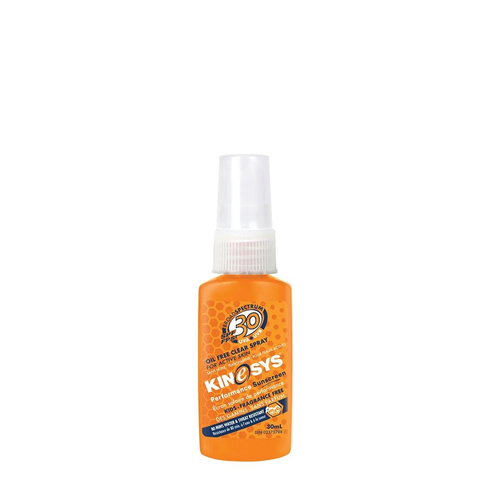 KINeSYS SPF30 Kids Spray Sunscreen - Skiis & Biikes