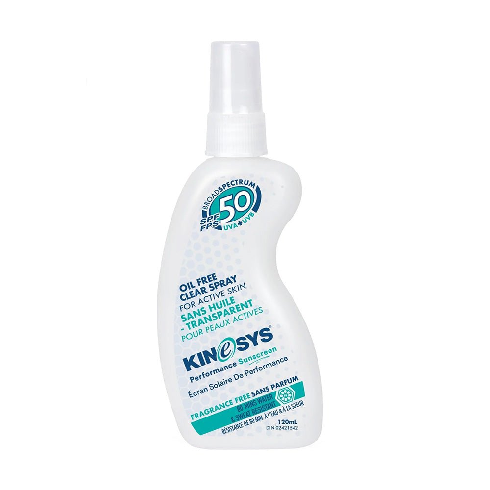 KINeSYS SPF50 Spray Sunscreen - Skiis & Biikes