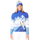 Krimson Klover Apres Anyone Womens Zip Turtleneck 2024 - Skiis & Biikes