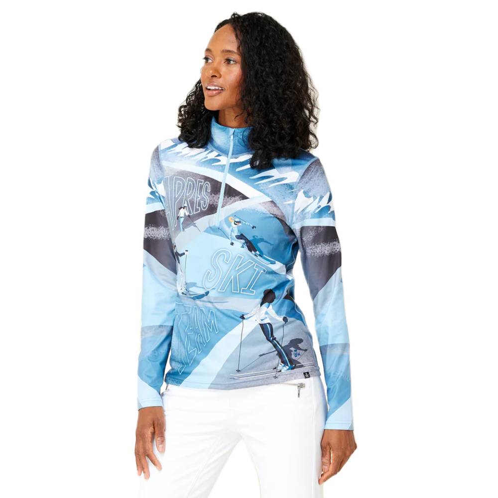 Krimson Klover Apres Ski Team Womens Zip Turtleneck 2024 - Skiis & Biikes