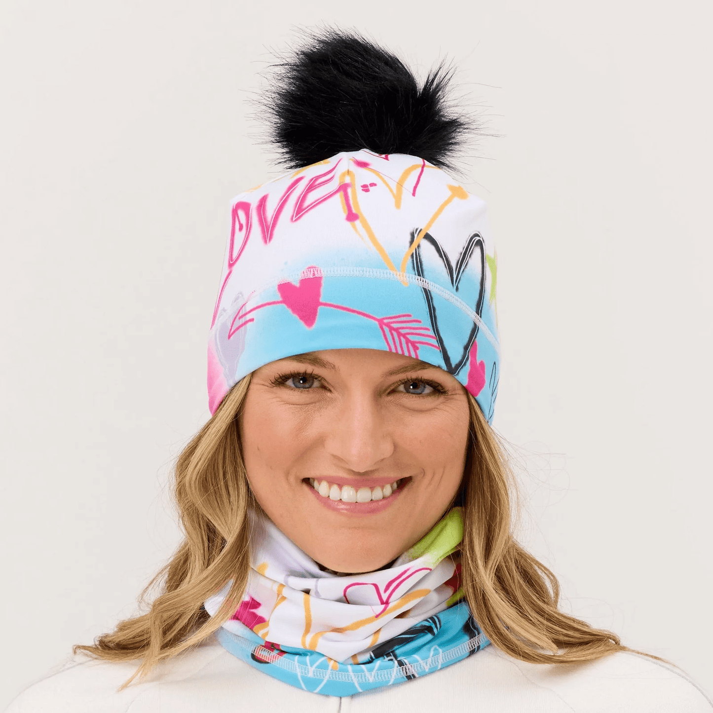 Krimson Klover Graffiti Womens Beanie - Skiis & Biikes