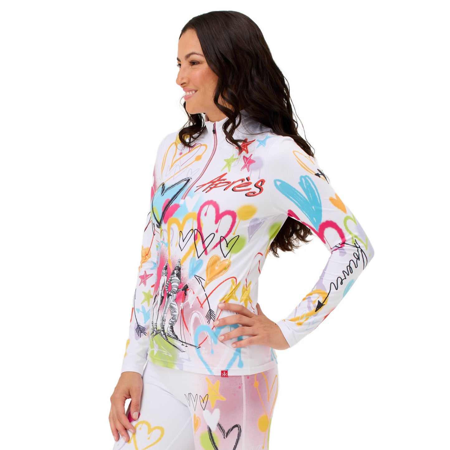 Krimson Klover Graffiti Womens Top 2026 - Skiis & Biikes