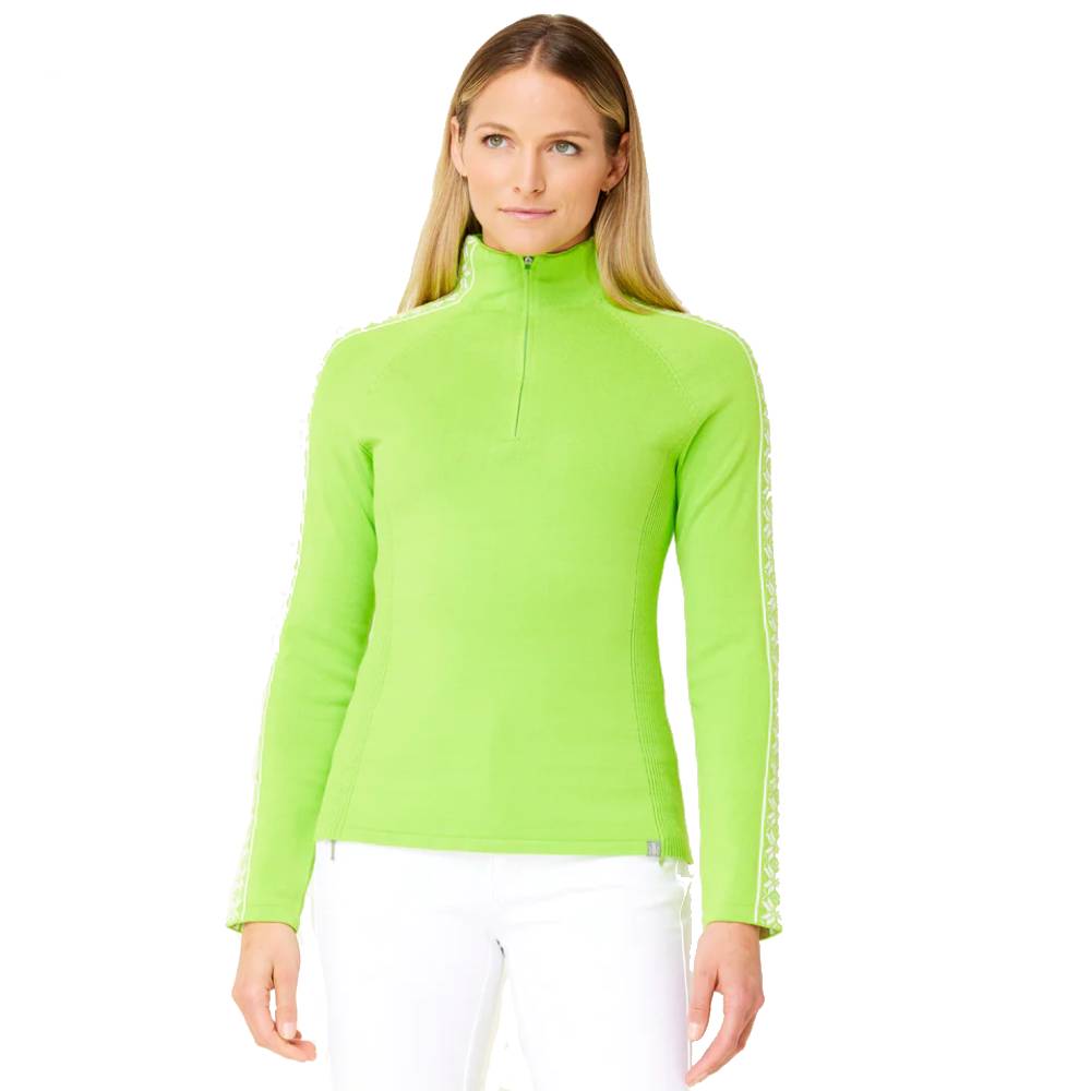 Krimson Klover Slalom Womens Zip Neck Sweater 2024 - Skiis & Biikes