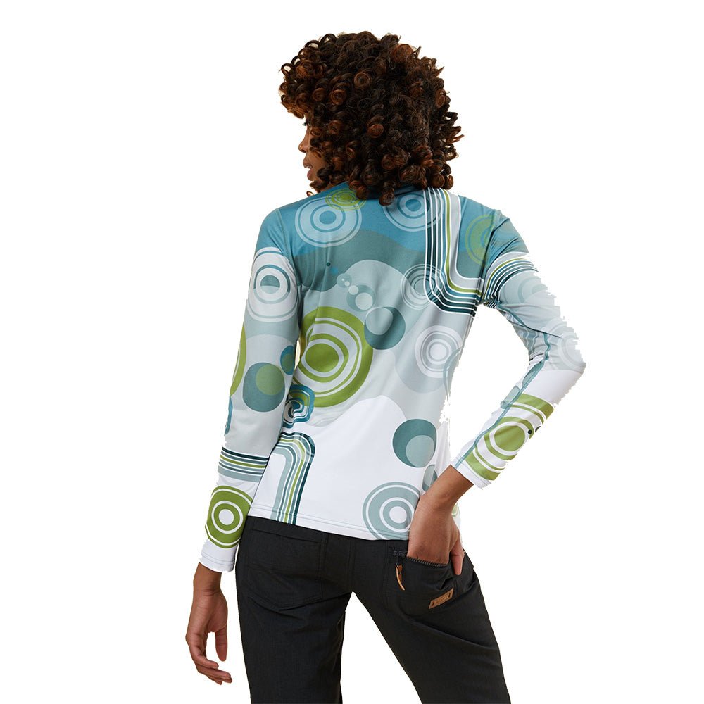 Krimson Klover Solar Retro Womens Zip Turtleneck 2023 - Skiis & Biikes