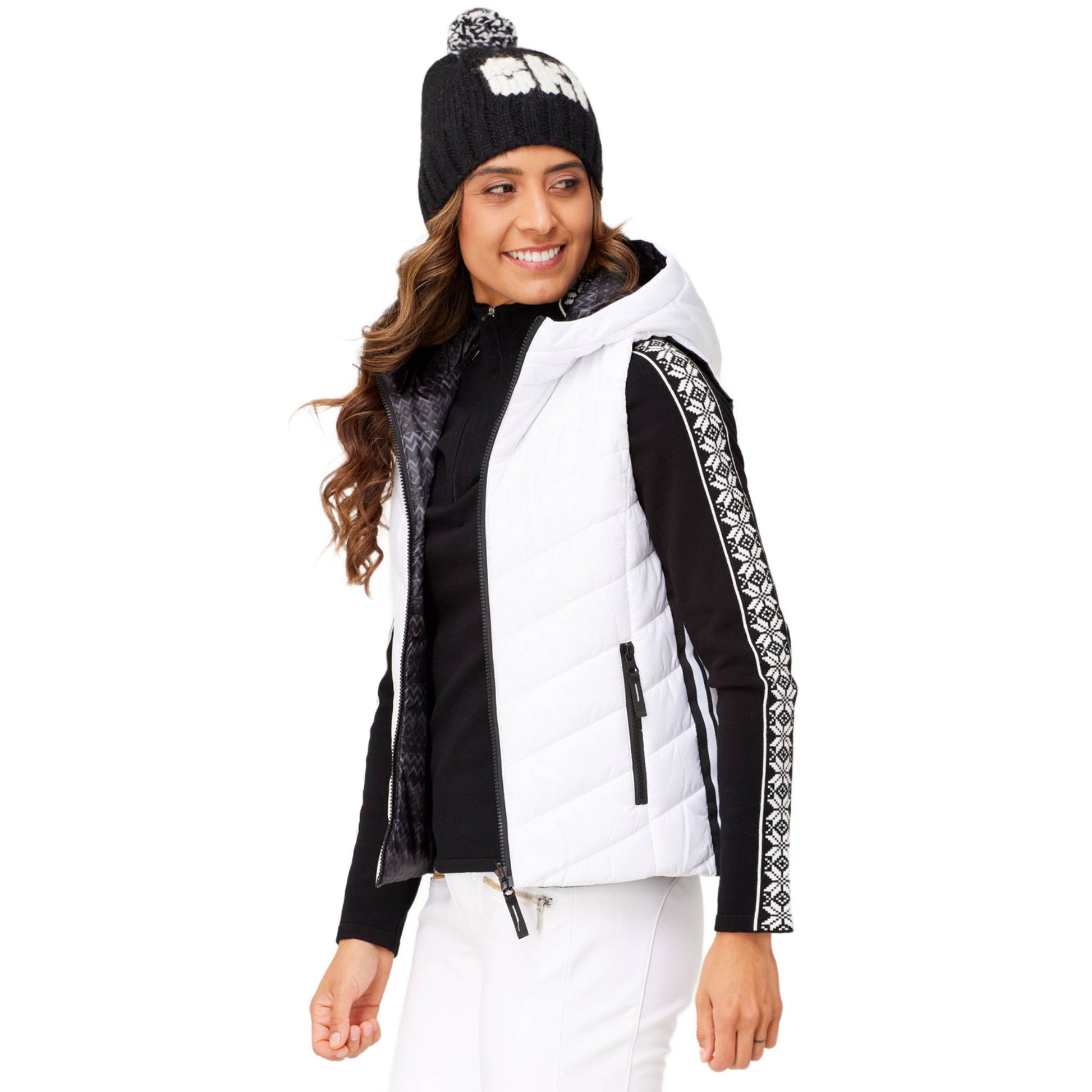 Krimson Klover Vesta Womens Hooded Reversible Vest 2025 - Skiis & Biikes