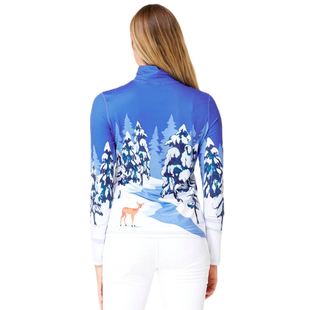 Krimson Klover Whiteout Womens Zip Turtleneck 2024 - Skiis & Biikes