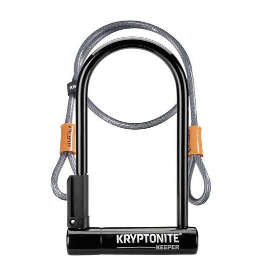 Kryptonite Keeper 12 STD With 4' Flex Cable Lock - Skiis & Biikes