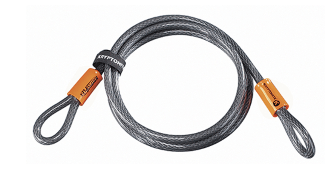 Kryptonite Kryptoflex 710 Double Looped Cable - Skiis & Biikes