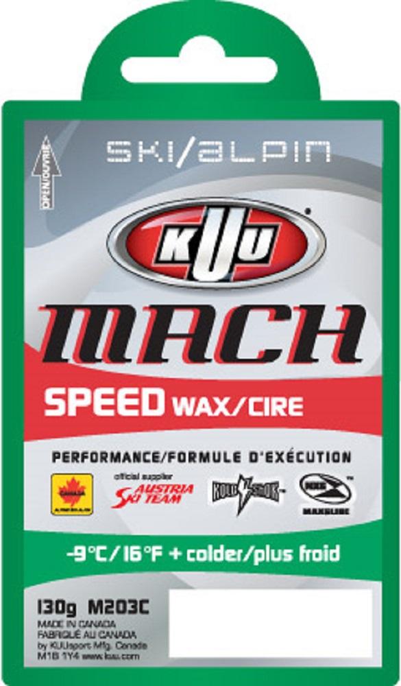 KUU Mach Cold Wax Green 130G - 9degC - Skiis & Biikes