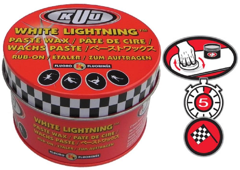 KUU White Lightning Fluoro Paste 80G - Skiis & Biikes