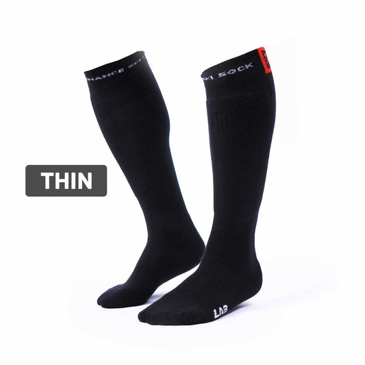LAB Performance Ski Sock - No Cushion - Skiis & Biikes