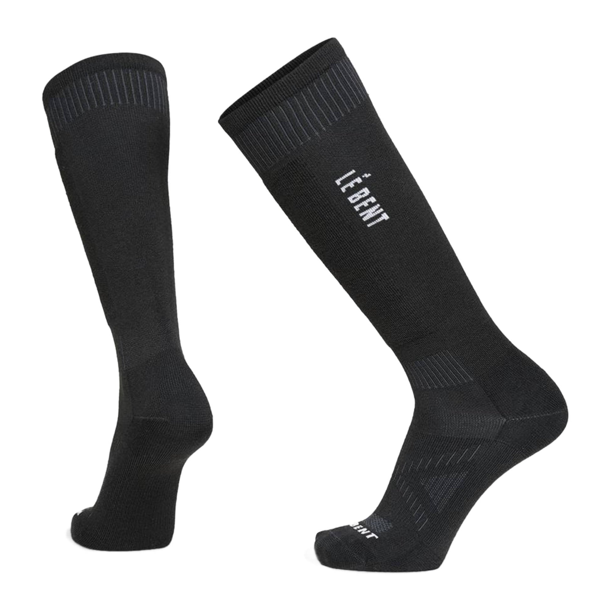 Le Bent Targeted Cushion Logo Adult Sock - Skiis & Biikes