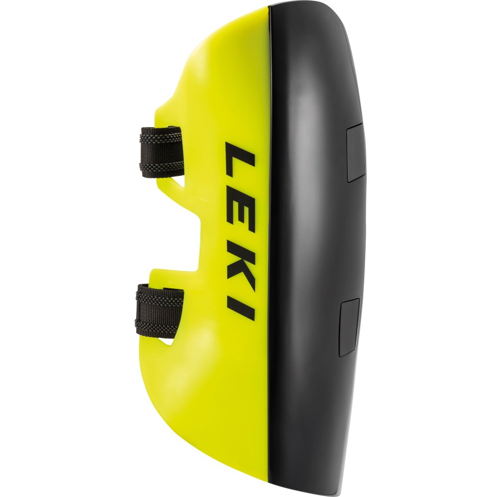 Leki Carbon Race Junior Shin Guard Black/Yellow - Skiis & Biikes