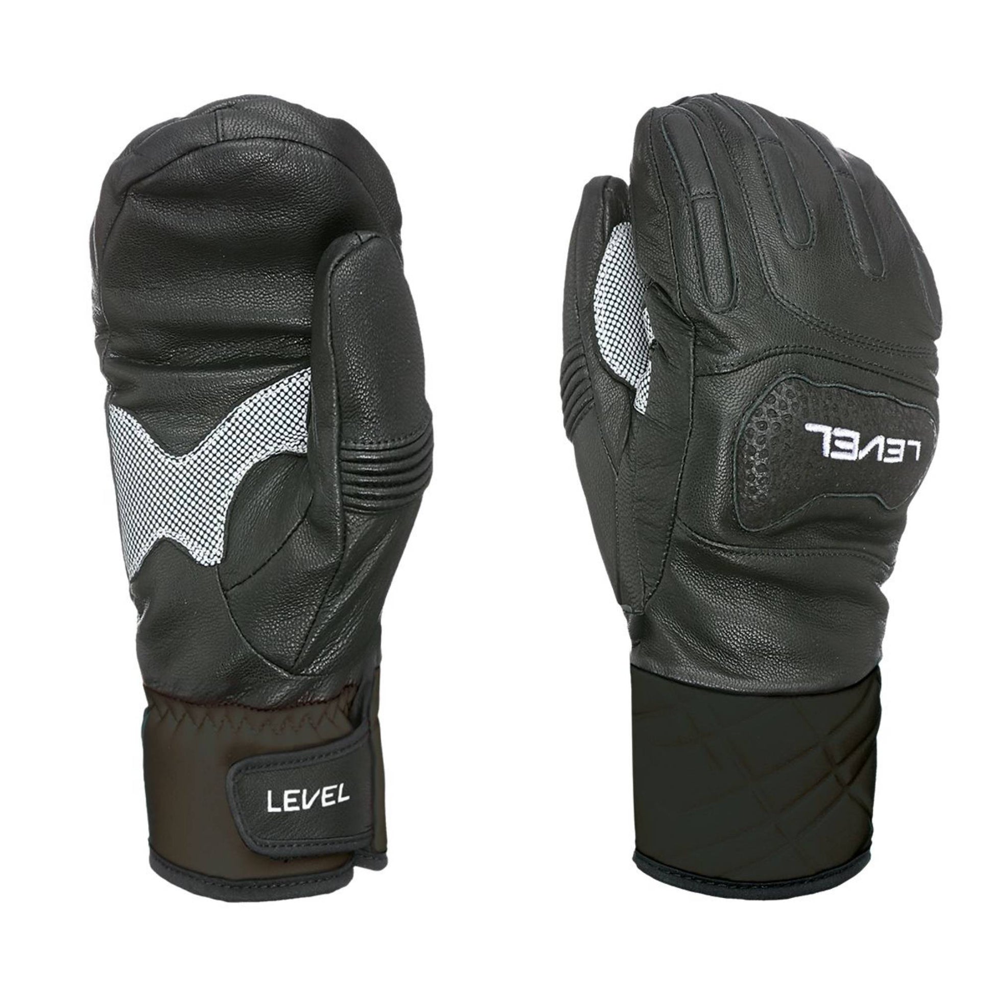 Level Race Leather Mens Mitt - Skiis & Biikes