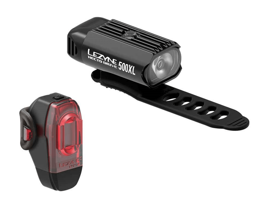 Lezyne Hecto Drive 500XL KT Light Set - Skiis & Biikes