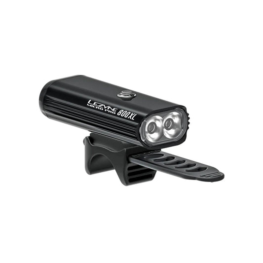 Lezyne, Micro Drive Pro 800XL, Light, Front, Black - Skiis & Biikes
