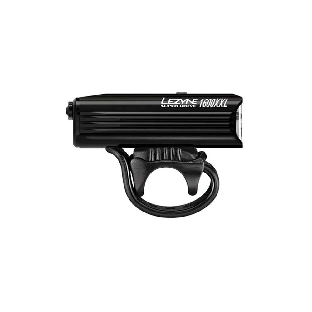 Lezyne Super Drive 1600XXL Light Front Black - Skiis & Biikes