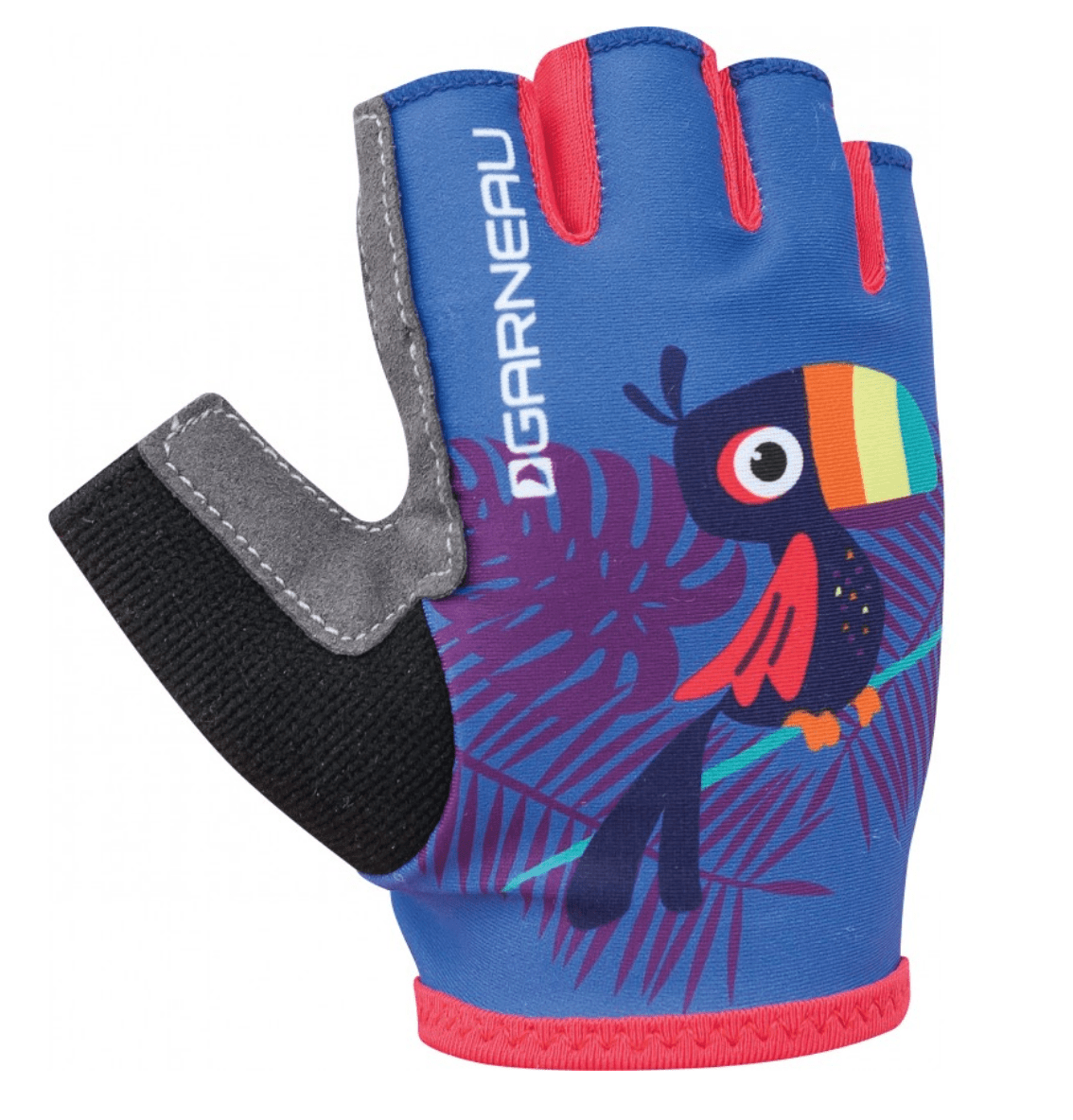 Louis Garneau Ride Kid Glove 2018 8F4 - Purple Print 2 - Skiis & Biikes