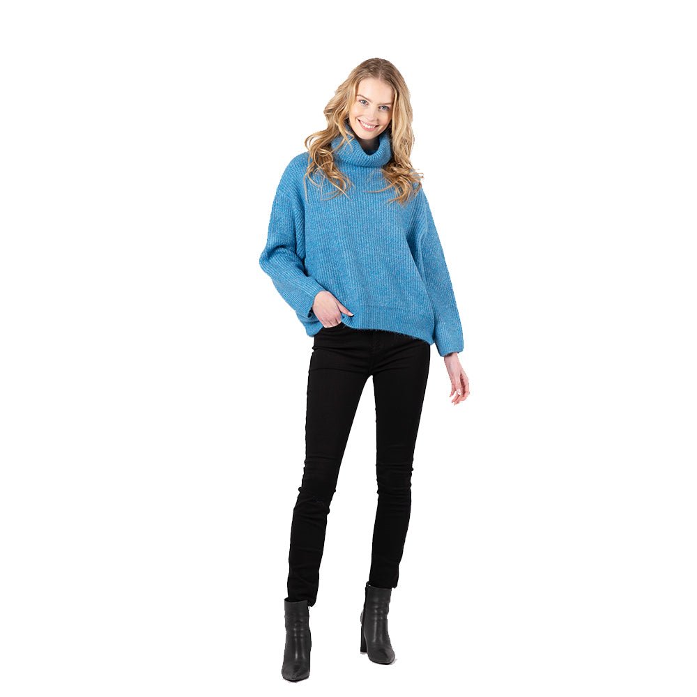 Lyla and Luxe Sahar Womens Mock Neck Sweater 2023 - Skiis & Biikes