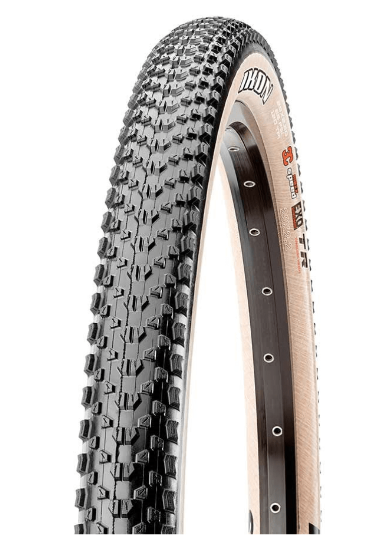 Maxxis, Ikon, Tire, 29''x2.20, Folding, Tubeless Ready, 3C Maxx Speed, EXO, 60TPI, Beige - Skiis & Biikes