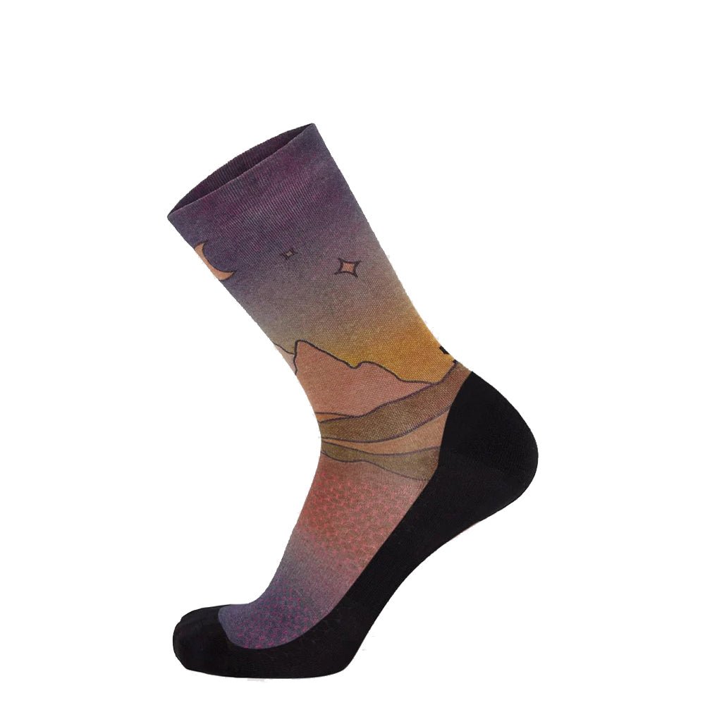 Mons Royale Atlas Crew Digital Cycling Sock - Skiis & Biikes