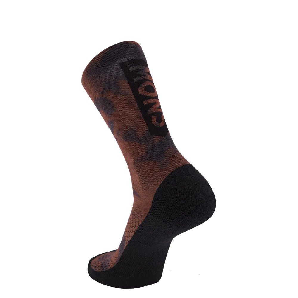 Mons Royale Atlas Crew Digital Cycling Sock - Skiis & Biikes