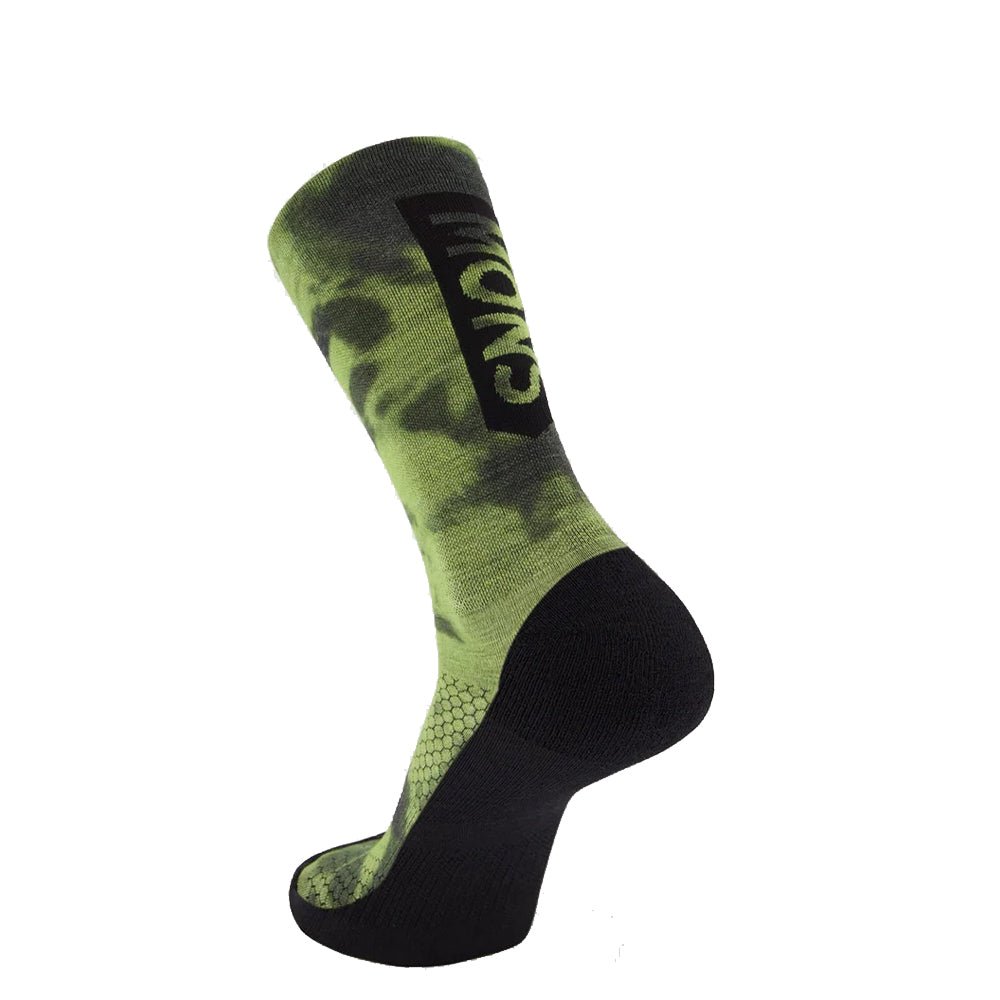 Mons Royale Atlas Crew Digital Cycling Sock - Skiis & Biikes