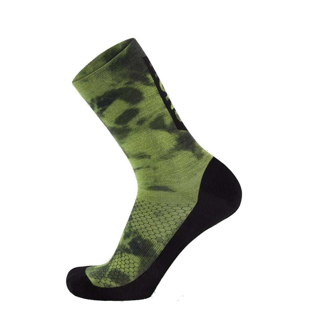 Mons Royale Atlas Crew Digital Cycling Sock - Skiis & Biikes